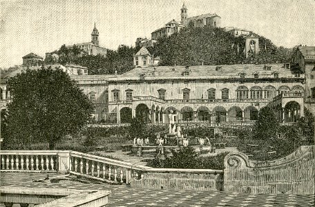 Genova Palazzo Doria xilografia