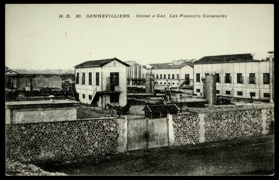 Gennevilliers.Usine à Gaz