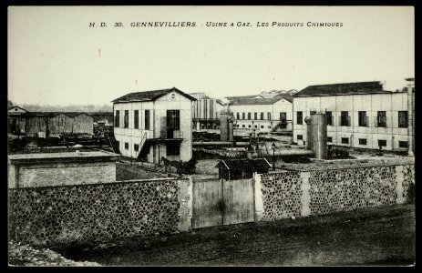 Gennevilliers.Usine à Gaz
