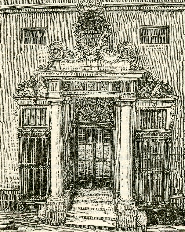 Genova Portone del palazzo Durazzo