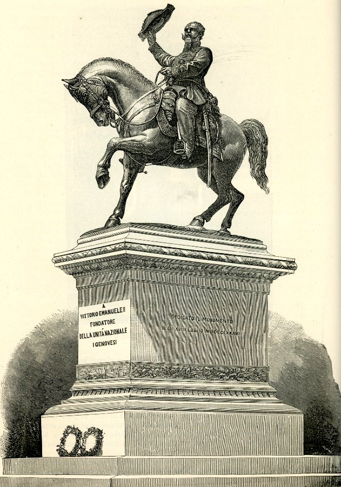 Genova monumento a Vittorio Emanuele II