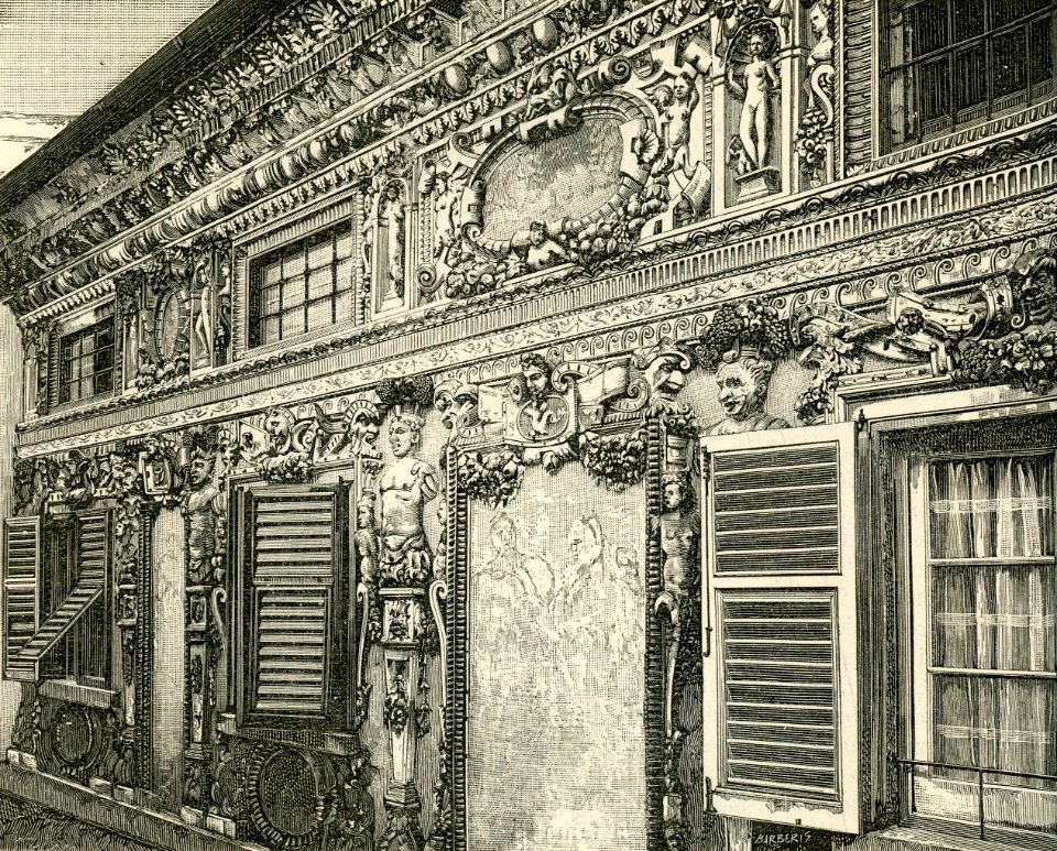 Genova parte superiore del palazzo Pessagno