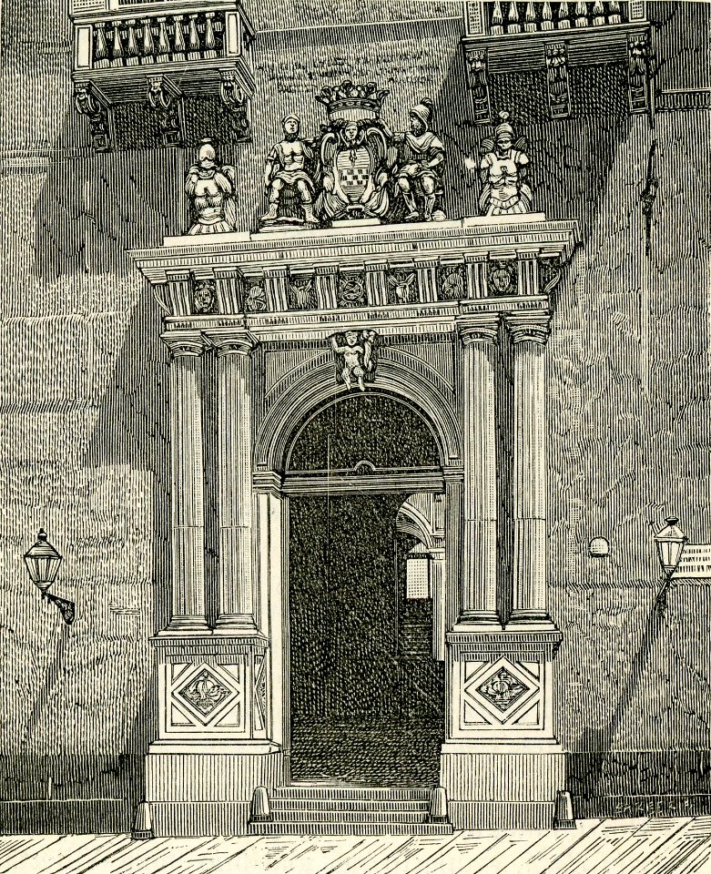 Genova Portone del palazzo Spinola
