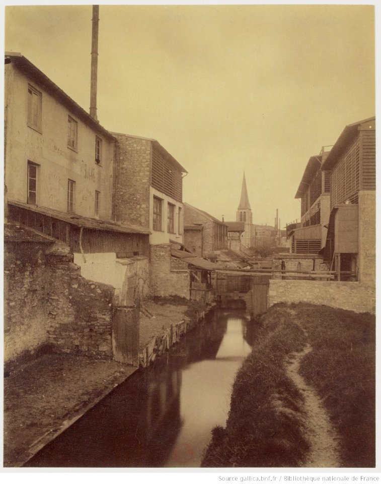 Gentilly, la Bièvre.Atget Eugène btv1b10518418m 1