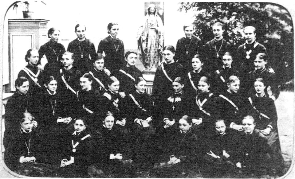 Gent, Pensionnat des Dames de l'instruction chrétienne (J David, 1880-81)