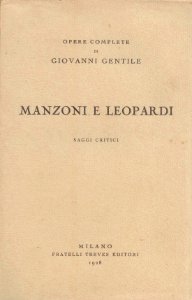 Gentile - Manzoni e Leopardi