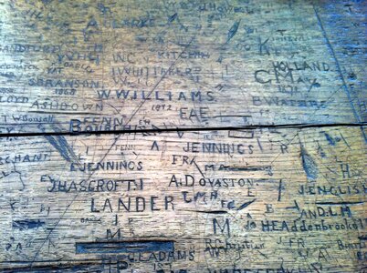 Desk signatures gray desk