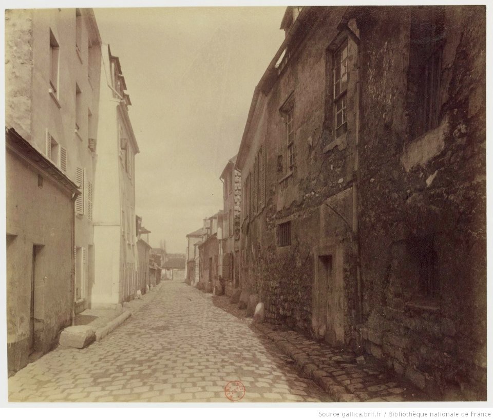 Gentilly, rue des Noyers.Atget Eugène btv1b10518450p 1
