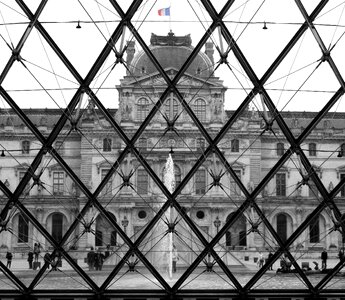 Steel geometric window