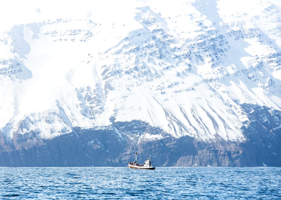 Blue boat ship