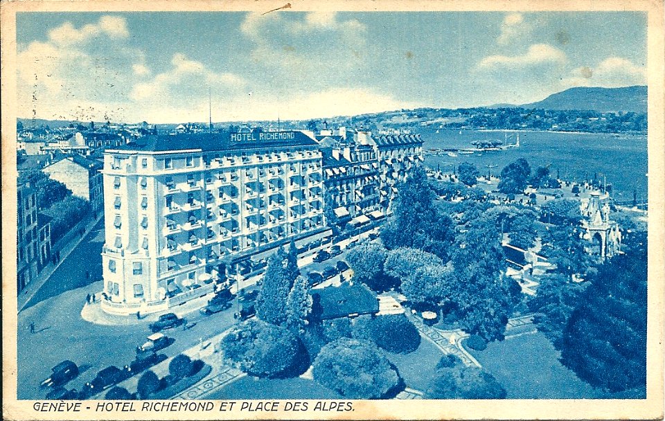 Genève place des Alpes 1934