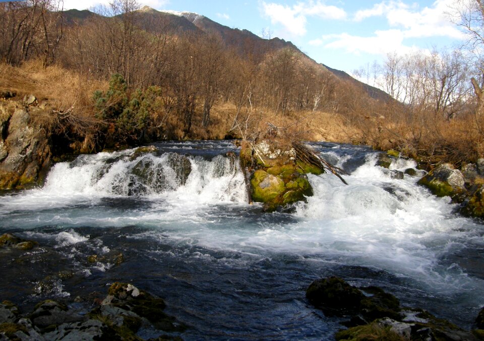 Mountain stream mountains landscape