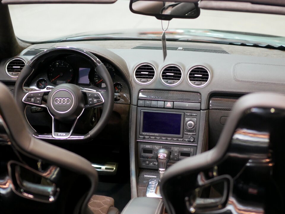 Auto the interior of the car audi