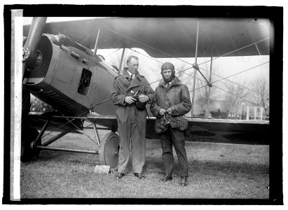 Geo. Creel in aeroplane LCCN2016821830
