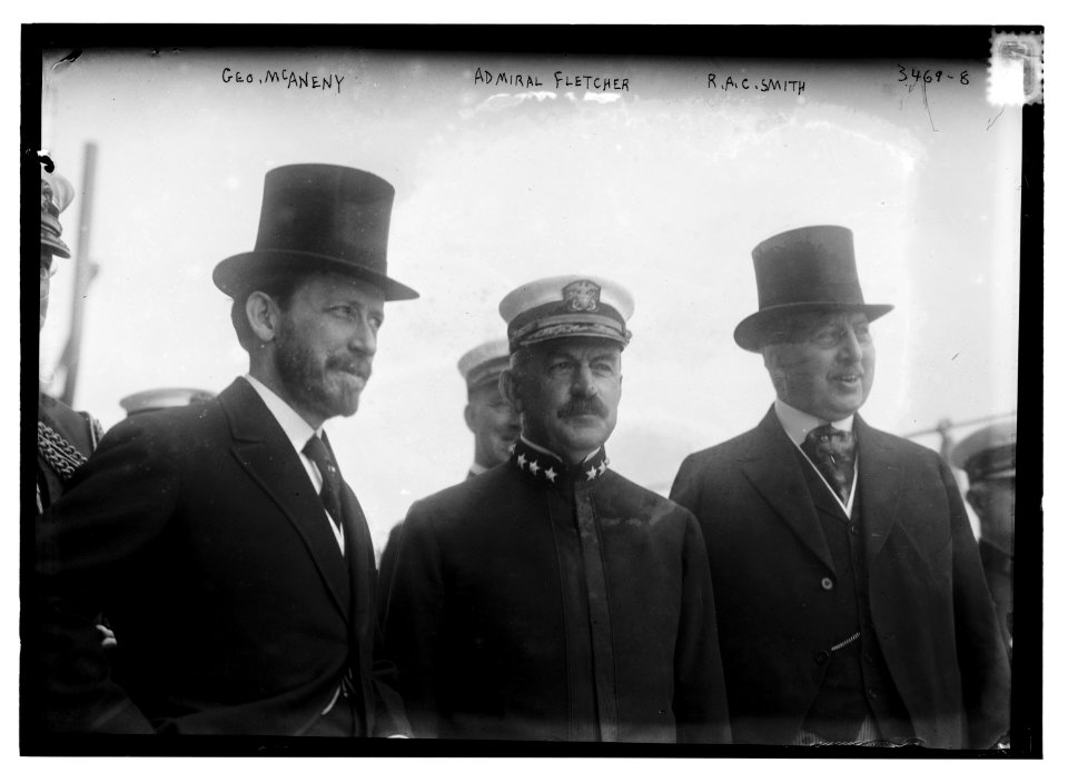 Geo. McAneny, Admiral Fletcher, R.A.C. Smith LCCN2014698999