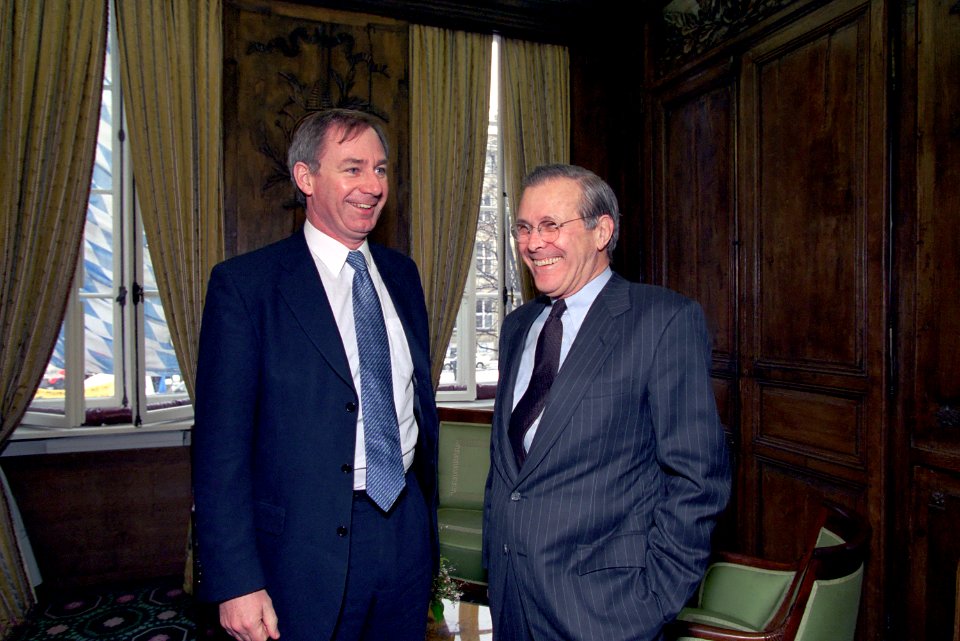 Geoffrey Hoon and Donald Rumsfeld