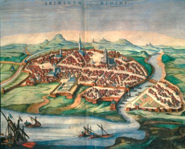 Georg Braun Rimini (1572) photo