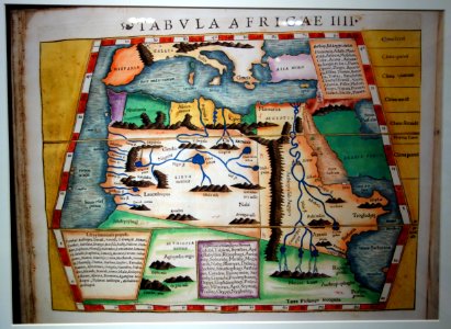 Geographia by Ptolemy, Aphricae Tabula IIII, 1540 Basel edition - Maps of Africa - Robert C. Williams Paper Museum - DSC00631
