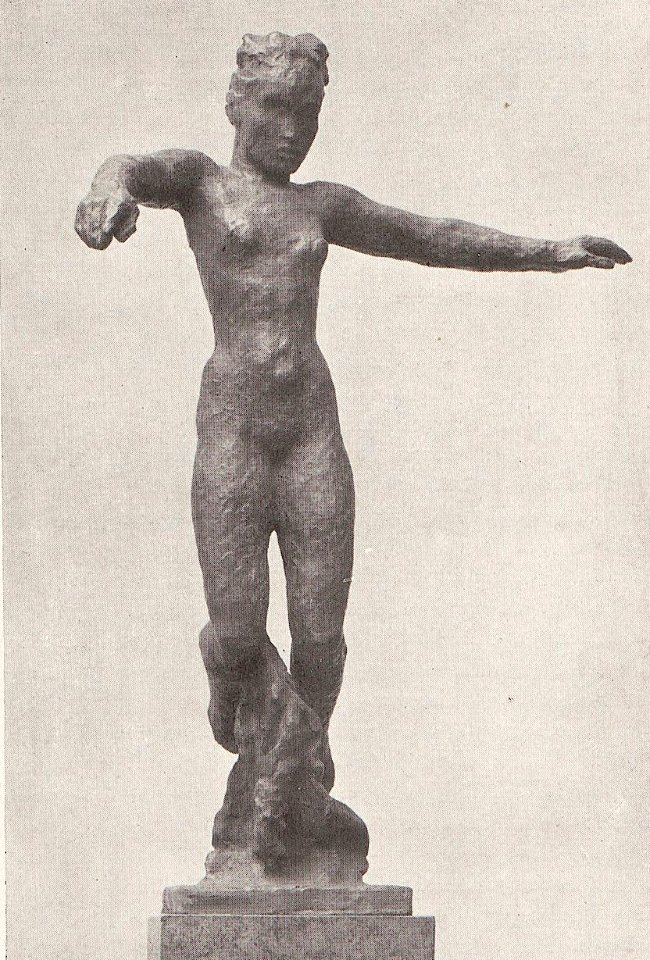 Georg Kolbe - Fliegende. Bronze, 1928