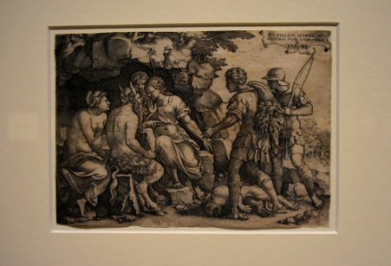 Georg Pencz - Tetis y Quirón (1543)