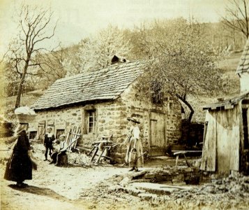Georg Maria Eckert - Genreszene bei Deißlingen 1867
