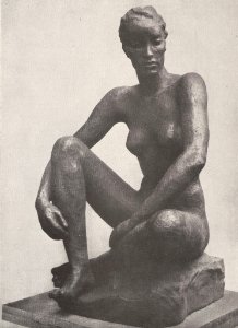 Georg Kolbe - Sitzende. Bronze, 1929
