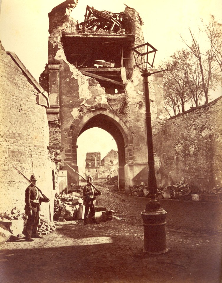 Georg Maria Eckert - Bombardement 1870, Porte Nationale