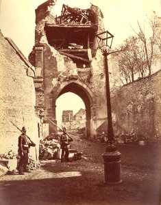 Georg Maria Eckert - Bombardement 1870, Porte Nationale