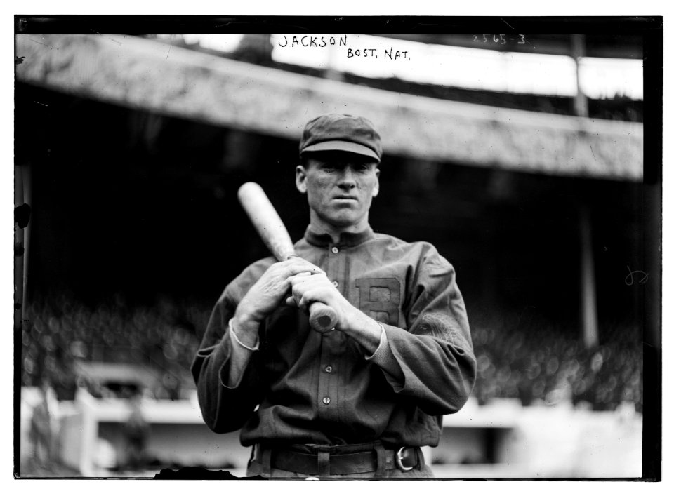 George Hickory Jackson, Boston NL, at Polo Grounds, NY (baseball) LCCN2014692164