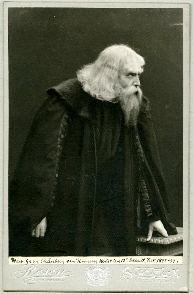 Georg Skånberg, rollporträtt - SMV - H7 095