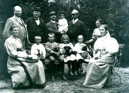 Georg von Rode und andere, Beckendorf ca. 1893