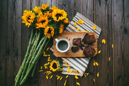 Board napkin brownies