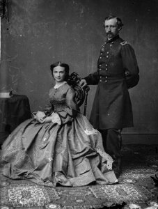 George Armstrong Custer and Elizabeth Bacon Custer - Brady-Handy photo