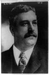 George Barnsdale Cox, head-and-shoulders portrait, facing right LCCN92508559
