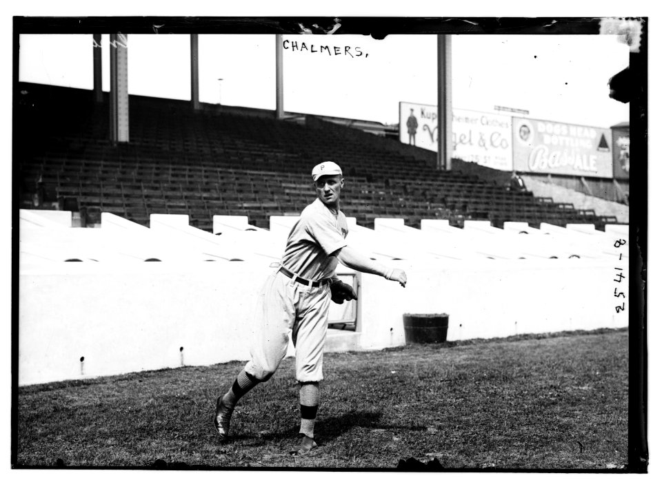 George Chalmers, Philadelphia NL, at Polo Grounds, NY (baseball) LCCN2014691974
