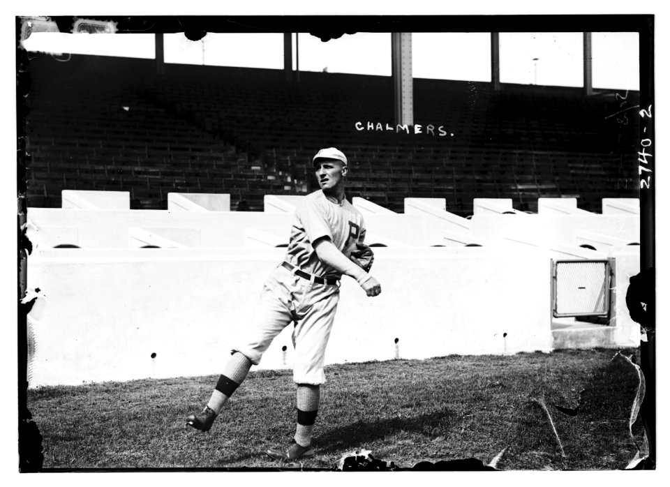 George Chalmers, Philadelphia NL, at Polo Grounds, NY (baseball) LCCN2014693379