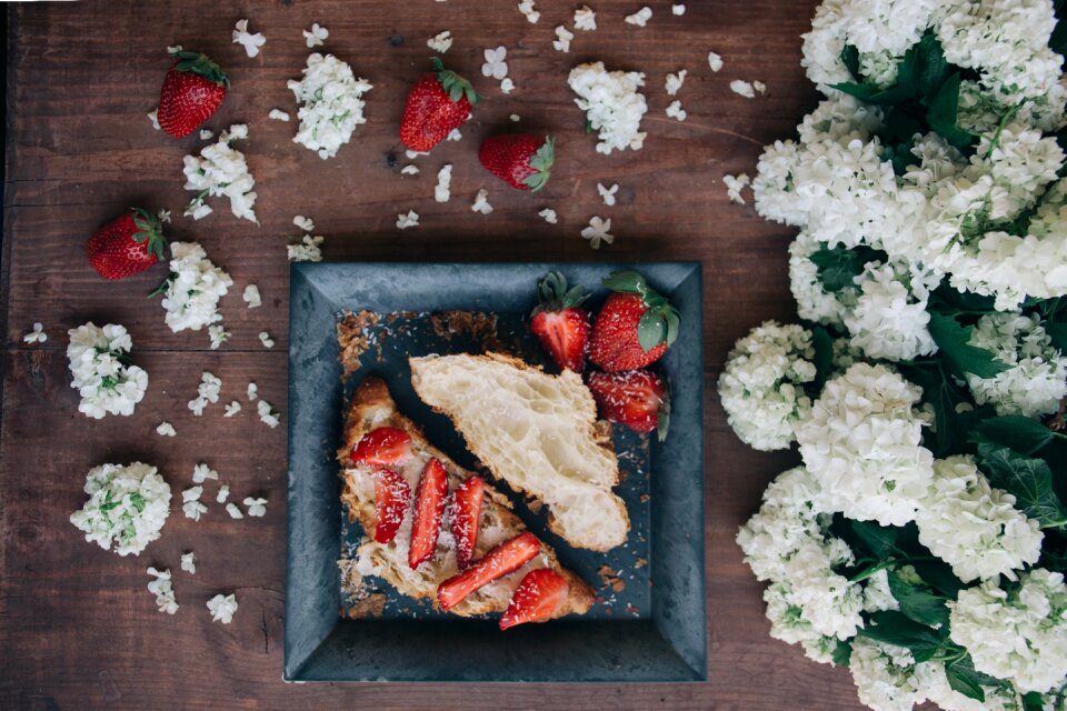 Strawberry fruit plate