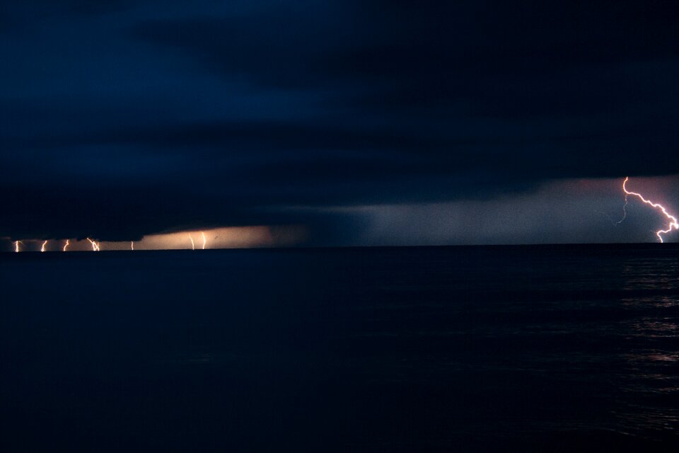 Sky storm croatia