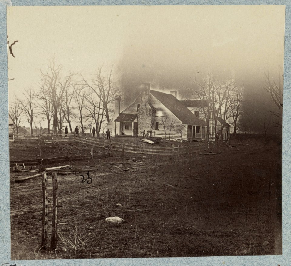 George E. Chancellor's house on Plank Road in 1865 LCCN2012646925