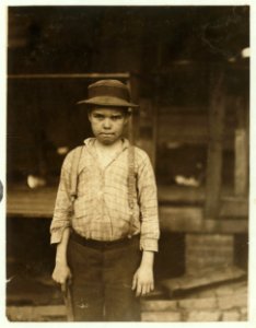 George Clendenon, 2807 Waverly Street, Columbus, Ga. Mother said he has just reached 11 years, (last month) and he has been working, off and on, for over a year at Massey Hosiery Mill. He LOC nclc.02801