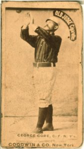 George Gore, New York Giants, baseball card portrait LCCN2007686592