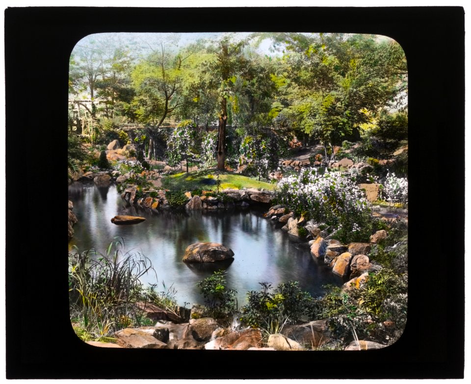 George Fisher Baker house, Tuxedo Park, New York. Rockery pool LCCN2007685943