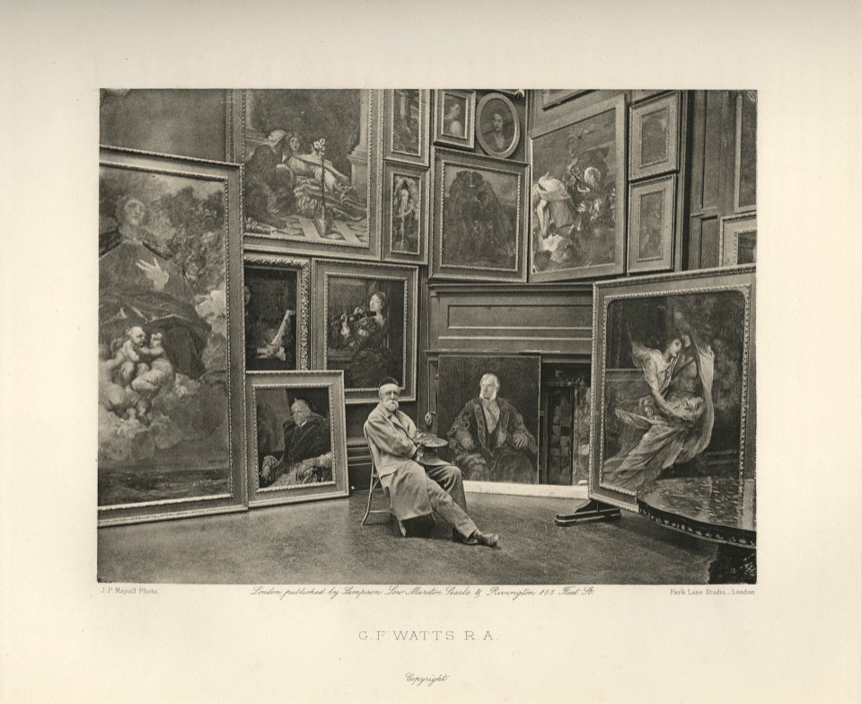 George Frederic Watts by J. P. Mayall