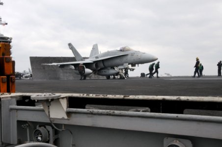 George H.W. Bush is supporting maritime security operations and theater security cooperation efforts in the US 5th Fleet area of responsibility 141113-N-MG079-085
