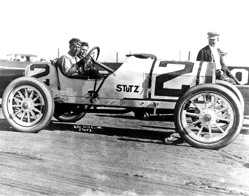 George Hill in a Stutz racing car 1915 Boland G511111