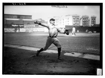 George Kahler, Cleveland AL, at Hilltop Park, NY (baseball) LCCN2014690487