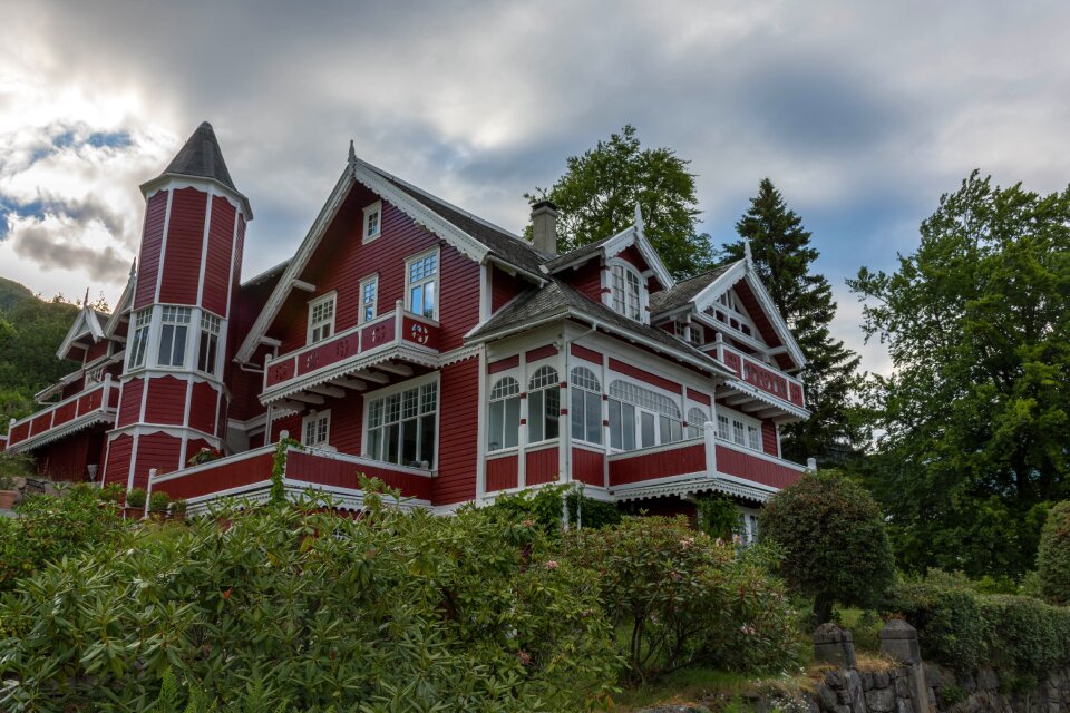 Wood building outdoor