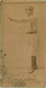 George McVey, St. Joseph Team, baseball card portrait LCCN2008675211