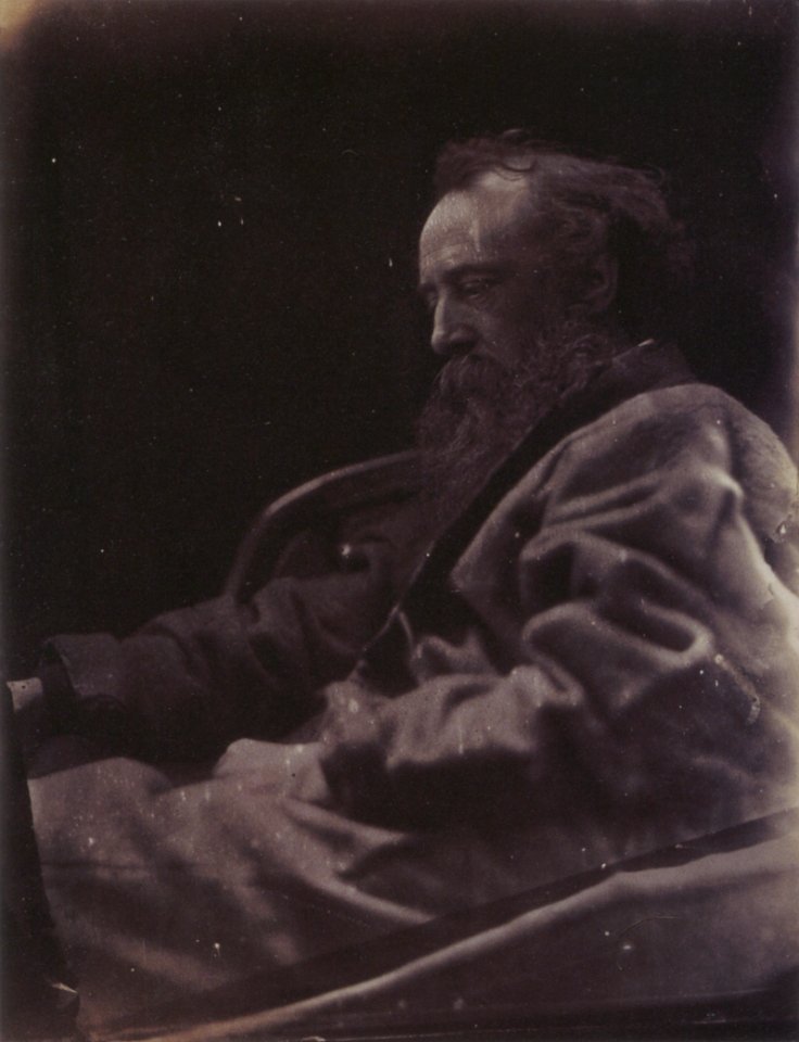 G.F. Watts profile, by Julia Margaret Cameron