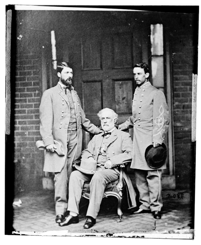 G.W.C. Lee, Robert E. Lee, Walter Taylor LOC cwpb.06234